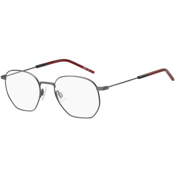 HUGO HG 1121 R80 Men's Eyeglasses Silver Size 53 - Blue Light Block Available