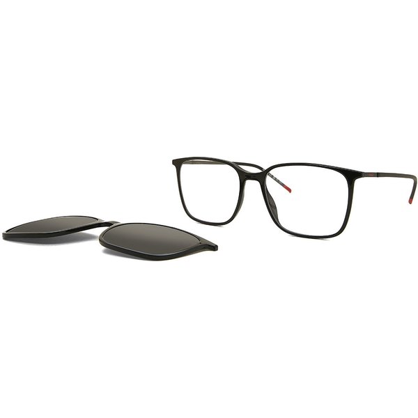 HUGO HG 1270/CS with Clip-On 807/IR Men's Eyeglasses Black Size 53 - Blue Light Block Available