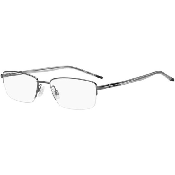 HUGO HG 1355 KJ1 Men's Eyeglasses Gunmetal Size 56 - Blue Light Block Available