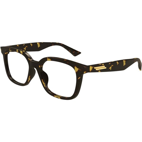 Bottega Veneta BV1334OA Asian Fit 002 Men's Eyeglasses Tortoiseshell Size 52 - Blue Light Block Available