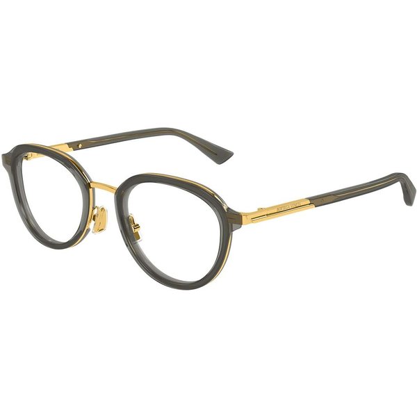 Bottega Veneta BV1377OA Asian Fit 008 Men's Eyeglasses Clear Size 51 - Blue Light Block Available