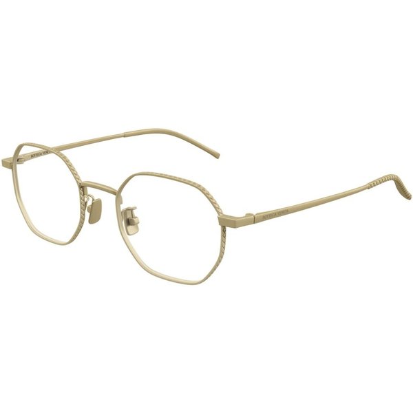 Bottega Veneta BV1423OA アジアフィット 001 サングラス - 男性用 - 金色