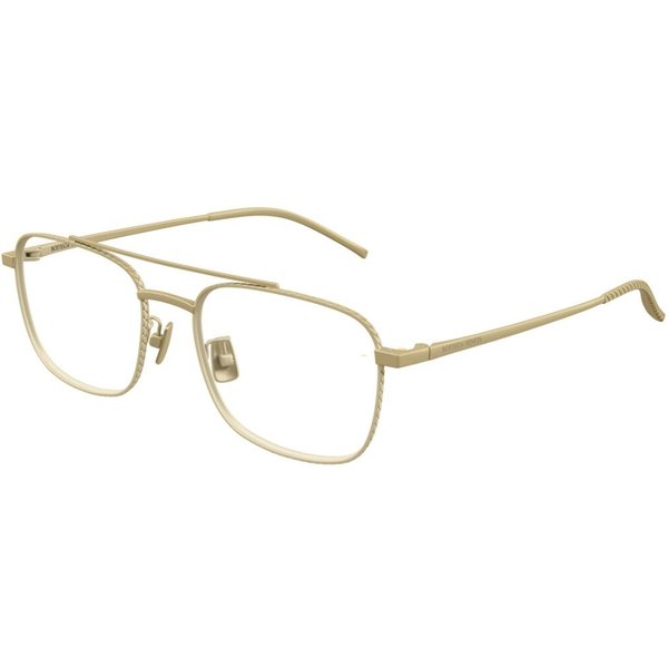 Bottega Veneta BV1425OA アジアフィット 001 サングラス - 男性用 - 金色