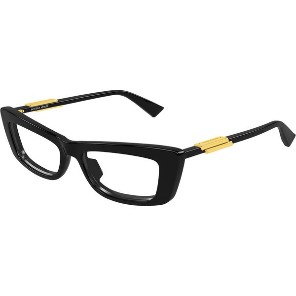 Bottega Veneta BV1449O 006 Women’s Eyeglasses Black Size 55 - Blue Light Block Available