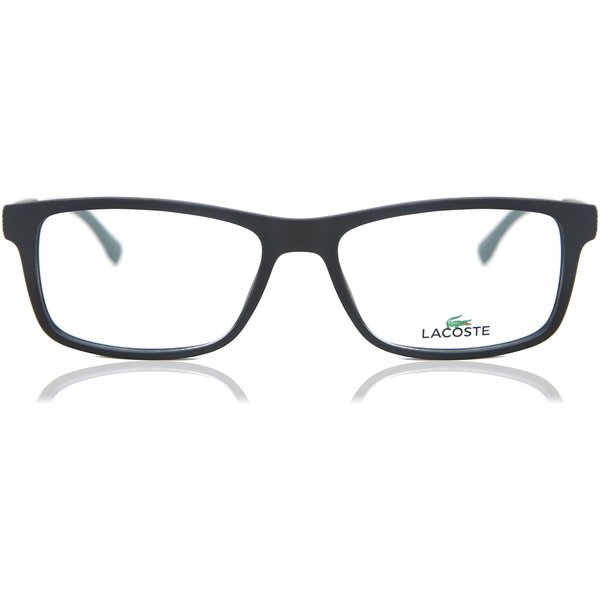 Lacoste L2876 N 001 Men's Eyeglasses Black Size 55 - Blue Light Block Available
