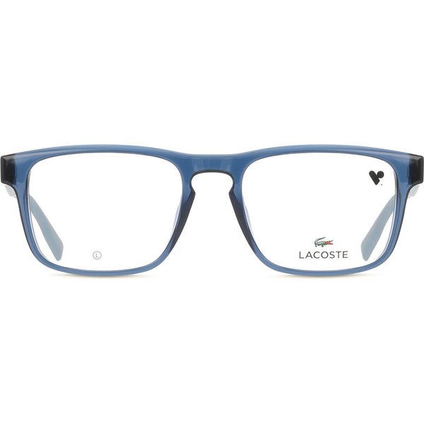 Lacoste L2972 410 Men's Eyeglasses Blue Size 54 - Blue Light Block Available