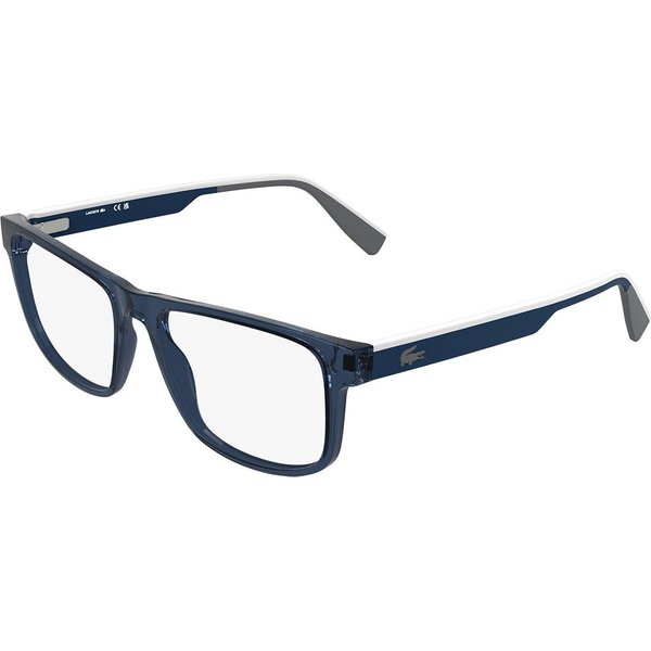 Lacoste L4011 410 Men's Eyeglasses Blue Size 56 - Blue Light Block Available