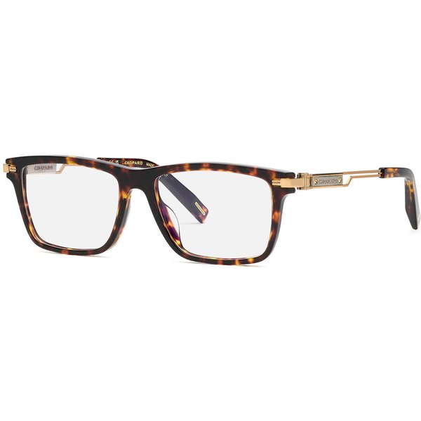 Chopard VCH357 0909 Men's Eyeglasses Tortoiseshell Size 55 - Blue Light Block Available