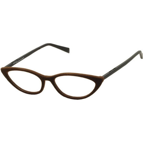 Italia Independent II 5569V 044.000 Men's Eyeglasses Black Size 52 - Blue Light Block Available