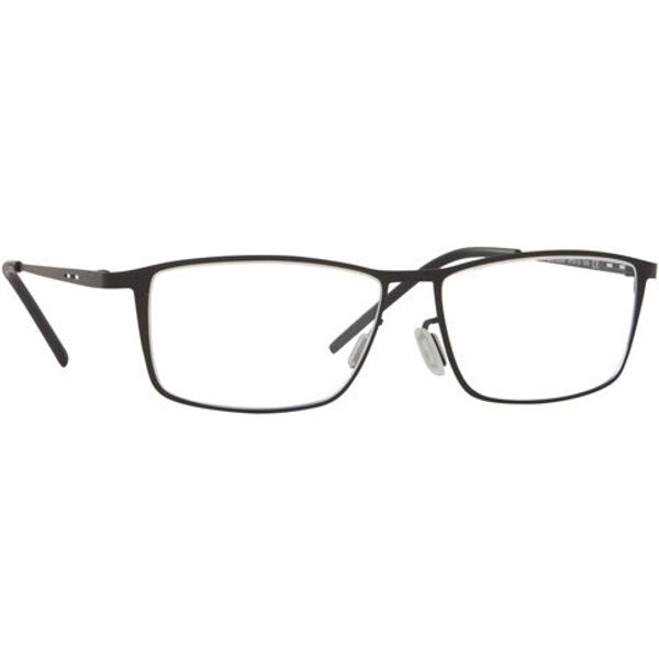 Italia Independent II 5420 Kids 009.000 Kids' Eyeglasses Black Size 47 - Blue Light Block Available