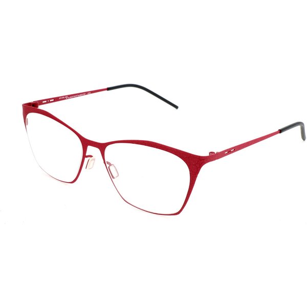 Italia Independent I-I MOD 5214 I-THIN METAL CRK.050 Women’s Eyeglasses Red Size 51 - Blue Light Block Available