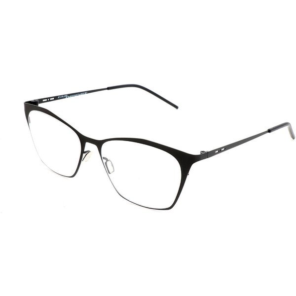Italia Independent I-I MOD 5214 I-THIN METAL 009.000 Women’s Eyeglasses Black Size 51 - Blue Light Block Available