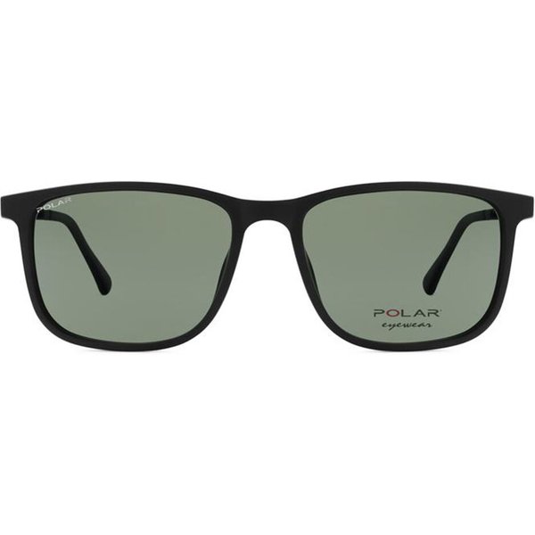 Polar PL 463 with Clip-On Polarized 76 メガネ フレーム - 男性用 - 黒