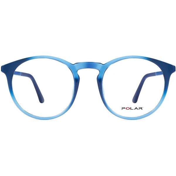 Polar 400 with Clip-On 14 Women’s Eyeglasses Blue Size 48 - Blue Light Block Available