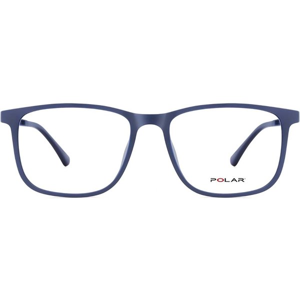 Polar 463 With Clip-On 20 Men's Eyeglasses Blue Size 55 - Blue Light Block Available