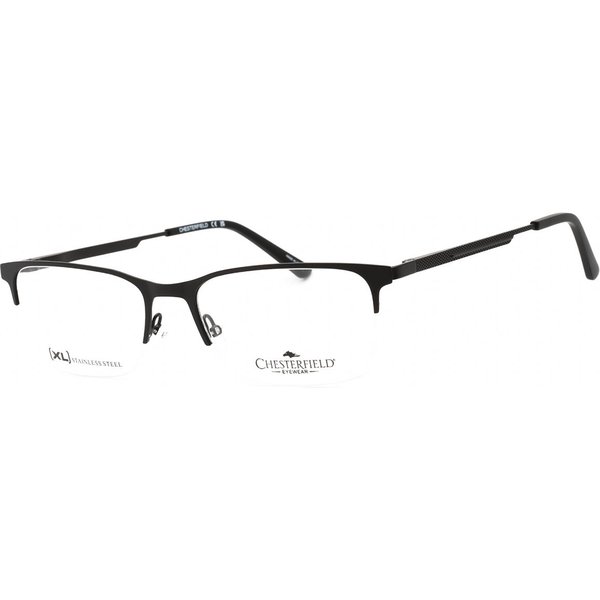 Chesterfield CH 108XL 0003 Men's Eyeglasses Black Size 58 - Blue Light Block Available
