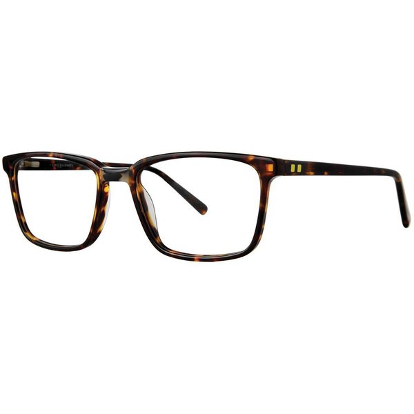 Jhane Barnes Colormap Tortoise Men's Eyeglasses Tortoiseshell Size 53 - Blue Light Block Available