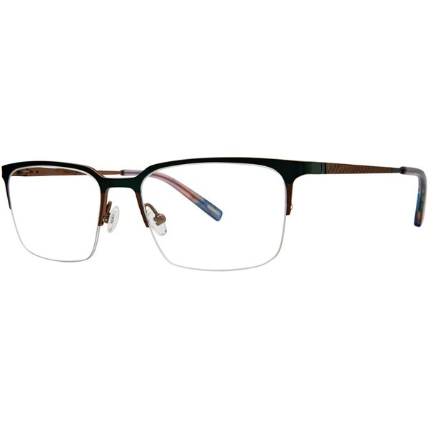 Jhane Barnes Integrand Sage Men's Eyeglasses Green Size 53 - Blue Light Block Available