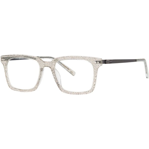 Jhane Barnes Interpolation Brown Men's Eyeglasses Brown Size 51 - Blue Light Block Available