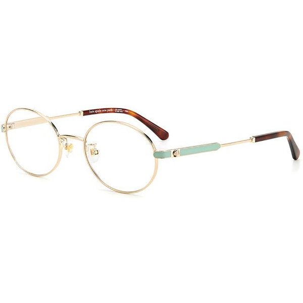 Kate Spade Fatimah/F Asian Fit 06J Women’s Eyeglasses Gold Size 51 - Blue Light Block Available