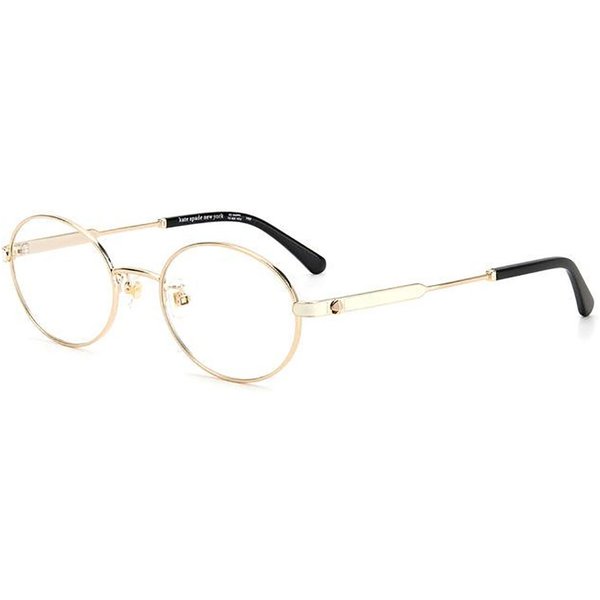 Kate Spade Fatimah/F Asian Fit RHL Women’s Eyeglasses Gold Size 51 - Blue Light Block Available