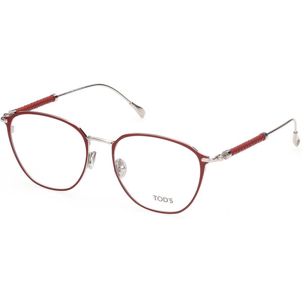 TODS TO5236 067 Women’s Eyeglasses Red Size 52 - Blue Light Block Available