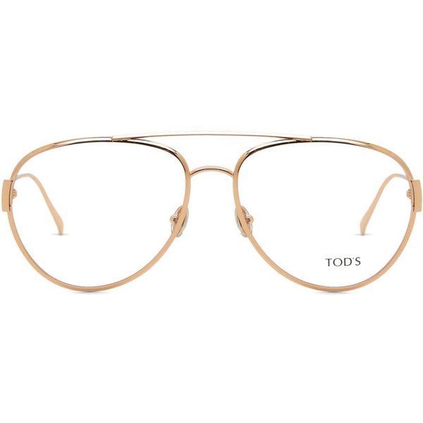 TODS TO5280 033 Women’s Eyeglasses Rose-Gold Size 56 - Blue Light Block Available