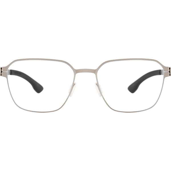 Ic! Berlin M1659 MB 12 Shiny Graphite Women’s Eyeglasses Grey Size 51 - Blue Light Block Available