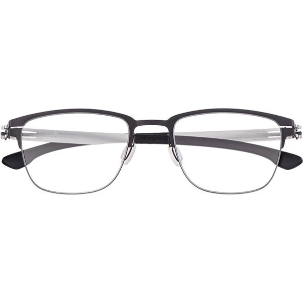 Ic! Berlin IC5063-D The Lone Wolf 002 Men's Eyeglasses Black Size 51 - Blue Light Block Available