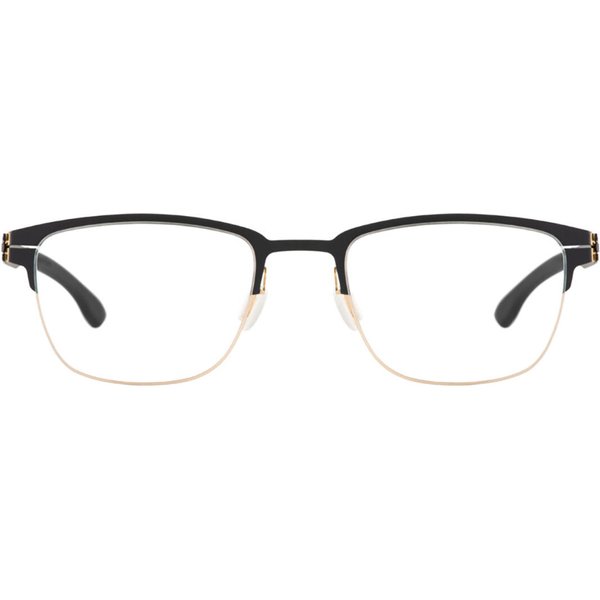Ic! Berlin IC5063-D The Lone Wolf 005 Men's Eyeglasses Gold Size 51 - Blue Light Block Available