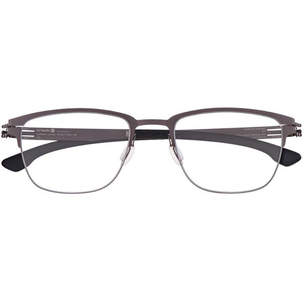 Ic! Berlin IC5063-D The Lone Wolf 049 Men's Eyeglasses Brown Size 51 - Blue Light Block Available