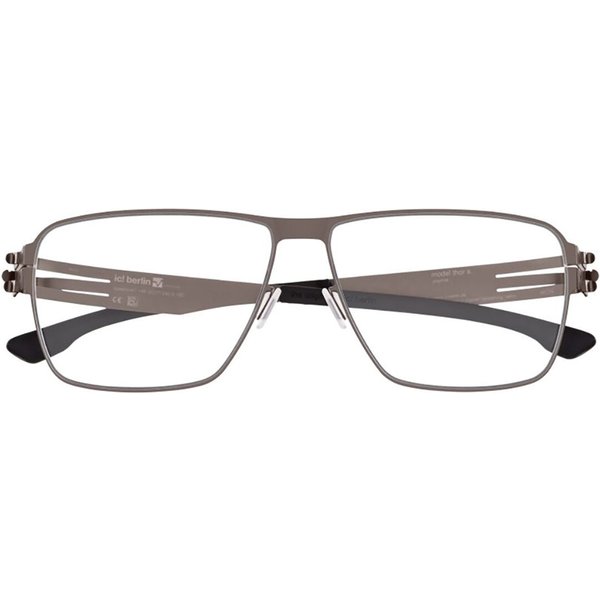 Ic! Berlin IC5103 Thorsti S. 002 Men's Eyeglasses Grey Size 60 - Blue Light Block Available