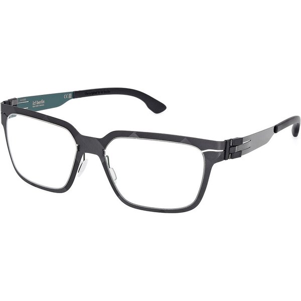 Ic! Berlin IC5151 FLX_09 002 Men's Eyeglasses Black Size 55 - Blue Light Block Available