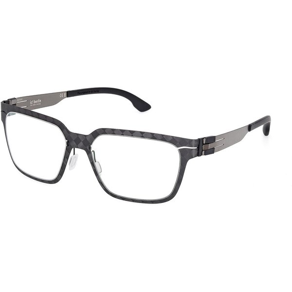 Ic! Berlin IC5151 FLX_09 02A Men's Eyeglasses Black Size 55 - Blue Light Block Available