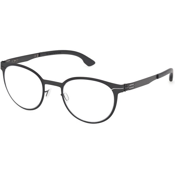 Ic! Berlin IC5155 Robin Small 002 Men's Eyeglasses Black Size 48 - Blue Light Block Available