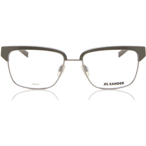 Jil Sander J 2011 D Men's Eyeglasses Grey Size 56 - Blue Light Block Available