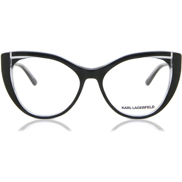 Karl Lagerfeld KL6078 005 Men's Eyeglasses Black Size 52 - Blue Light Block Available
