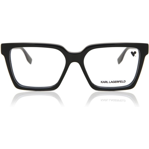 Karl Lagerfeld KL6097 001 Men's Eyeglasses Black Size 55 - Blue Light Block Available