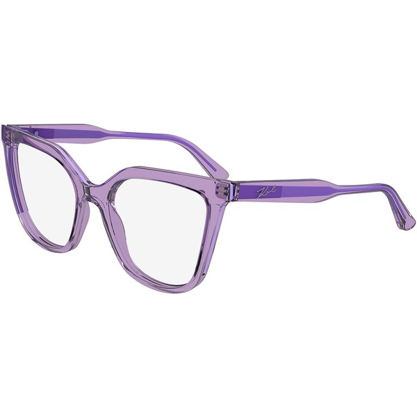 Karl Lagerfeld KL6155 662 Women’s Eyeglasses Purple Size 53 - Blue Light Block Available