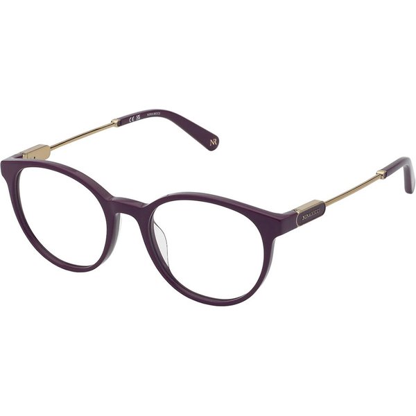 Nina Ricci VNR373 09FD Women’s Eyeglasses Purple Size 50 - Blue Light Block Available