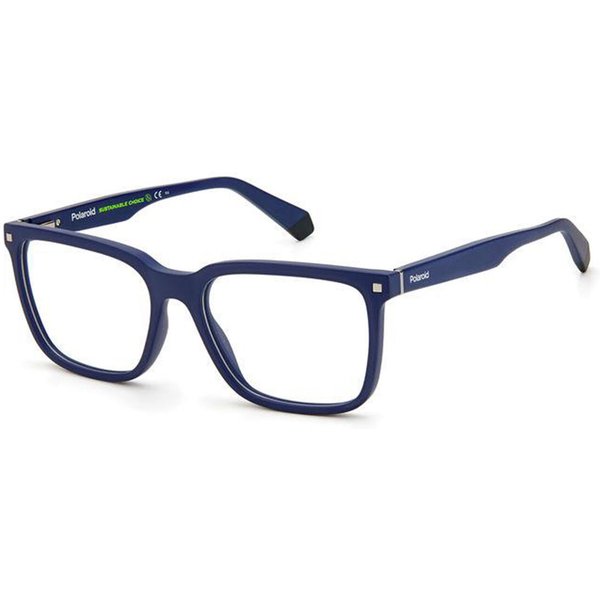 Polaroid PLD D436 FLL Men's Eyeglasses Blue Size 55 - Blue Light Block Available