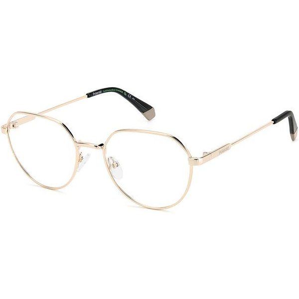 Polaroid PLD D465 J5G Men's Eyeglasses Gold Size 52 - Blue Light Block Available