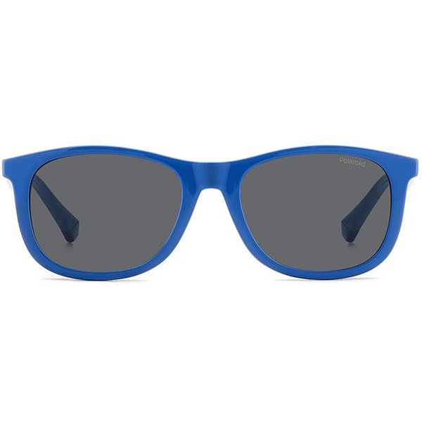 Polaroid PLD 8055/CS with Clip-on Kids ZX9/M9 Kids' Eyeglasses Blue Size 46 - Blue Light Block Available