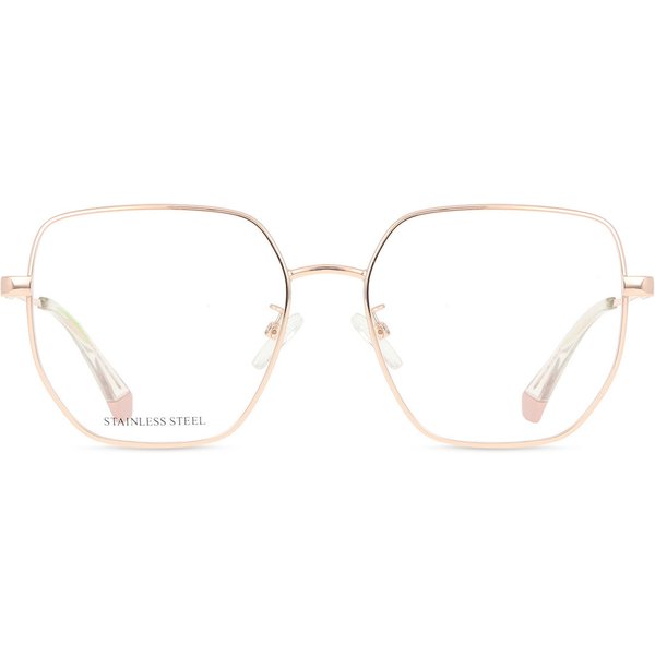 Polaroid PLD D508/G Asian Fit DDB Women’s Eyeglasses Gold Size 53 - Blue Light Block Available