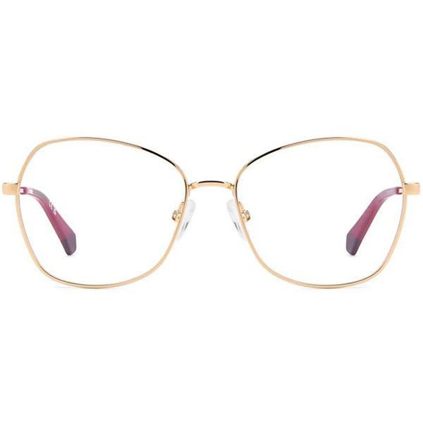 Polaroid PLD D539 DDB Women’s Eyeglasses Gold Size 56 - Blue Light Block Available