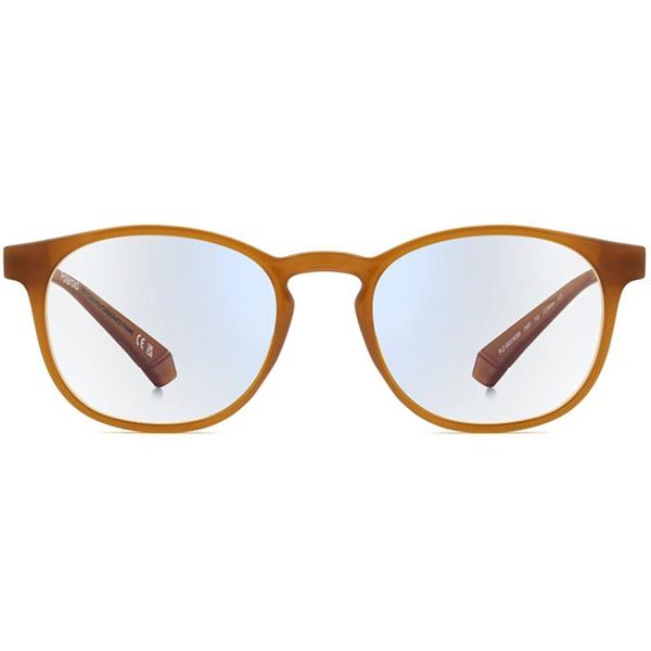 Polaroid PLD 0037/R/BB Reader FMP/G6 Blue-Light Block Men's Eyeglasses Yellow Size +1.00 - Blue Light Block Available