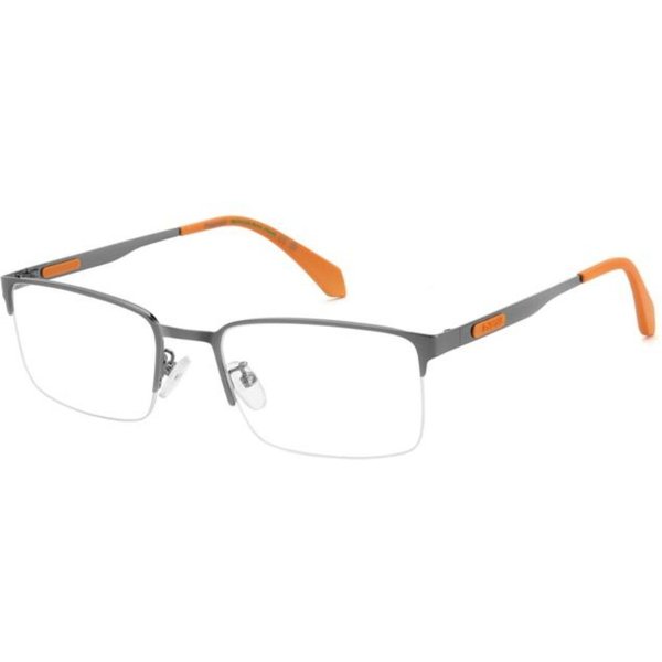 Polaroid PLD D619/G Asian Fit KJ1 Men's Eyeglasses Gunmetal Size 56 - Blue Light Block Available