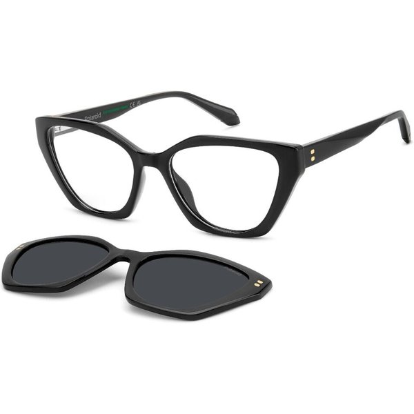 Polaroid PLD D637/C with Clip-On 807/M9 Women’s Eyeglasses Black Size 54 - Blue Light Block Available