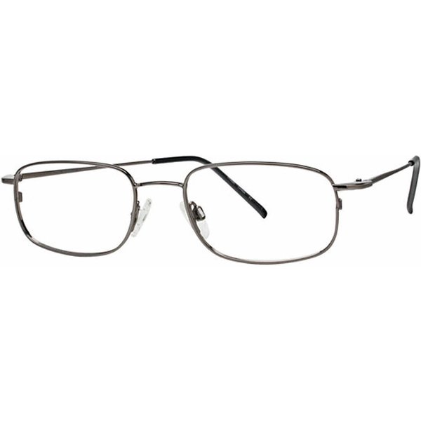 Flexon FLX 810Mag-Set With Clip-On 33 Men's Eyeglasses Gunmetal Size 51 - Blue Light Block Available