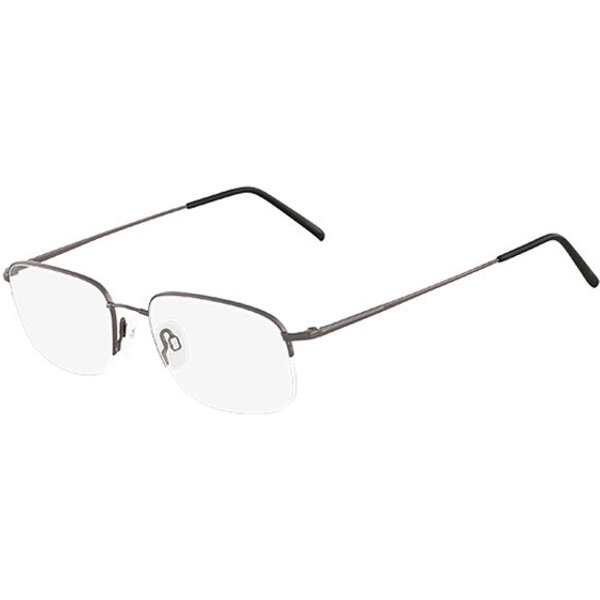 Flexon FL 606 035 Men's Eyeglasses Silver Size 52 - Blue Light Block Available